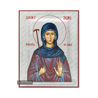 Exclusive Saint Aure (Aurea) Icon with Pure Silver Leaves
