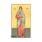 22k St Barbara - Gold Leaf Background Christian Orthodox Icon