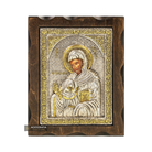 Saint Dionisius Pure Silver and 24k Gold Plated Christian Icon
