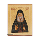 24k Saint Gabriel Handwritten Orthodox Icon with Gold Leaves