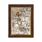 Saint George the Great Martyr Orthodox Silver Plated Icon