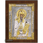 Saint Gerasimos Christian Orthodox Silver Plated Icon
