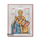 Exclusive St Germanus Icon with Pure Silver Leaves