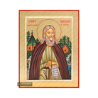 Saint Herman Handwritten Orthodox Icon with Gold Leaves