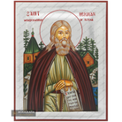 Exclusive St Herman of Alaska Icon with Pure Silver Leaves