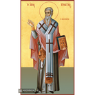 22k St Ignatius - Gold Leaf Background Christian Orthodox Icon