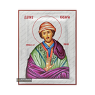 Exclusive St Iosaph of India Icon with Pure Silver Leaves