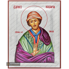 Exclusive St Iosaph of India Icon with Pure Silver Leaves