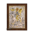 Saint Isidore Christian Orthodox Silver Plated Icon