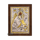 Saint John the Baptist Christian Orthodox Silver Plated Icon