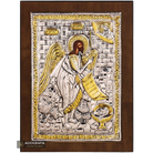 Saint John the Baptist Christian Orthodox Silver Plated Icon