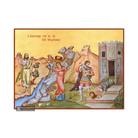 22k Beheading of St John the Baptist Gold Leaf Christian Icon