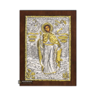 Saint John the Russian Christian Orthodox Silver Plated Icon