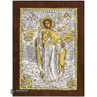 Saint John the Russian Christian Orthodox Silver Plated Icon
