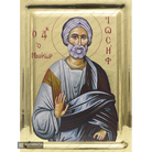 St Joseph Eastern Christian Wood Icon with Gilding Effect