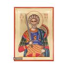 Saint Menas (Minas) Orthodox Icon with Gold Leaves