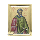 St Moses the Black Byzantine Orthodox Wood Icon with Gilding Effect
