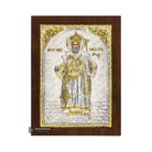 Saint Nektarios Christian Orthodox Silver Plated Icon