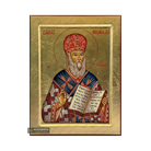 Saint Nicholas of Japan Handwritten Icon with Gold Leaves