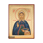 Saint Olga of Alaska Handwritten Icon with Matte Gold Leaves