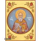 22k Saint Kosmas the Poet Premium Gold Leaf Orthodox Icon