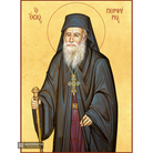22k St Porphyrios - Gold Leaf Background Christian Orthodox Icon