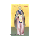 22k St Savvas the Sanctified - Gold Leaf Background Orthodox Icon