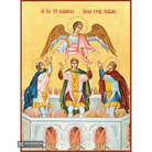 22k St Three Holy Youth - Gold Leaf Background Greek Orthodox Icon