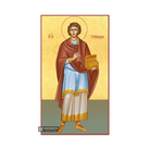 22k St Triphon - Gold Leaf Background Christian Orthodox Icon