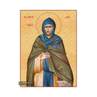 22k St Efrem Syrian Gold Leaf Christian Icon (Assyrian Letters)