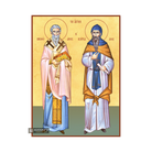 22k Saints Cyrill & Methodius Premium Gold Leaf Orthodox Icon