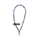 Prayer Rope of Sodalite Semi-Precious Stones with 33 knots