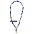 Prayer Rope of Sodalite Semi-Precious Stones with 33 knots