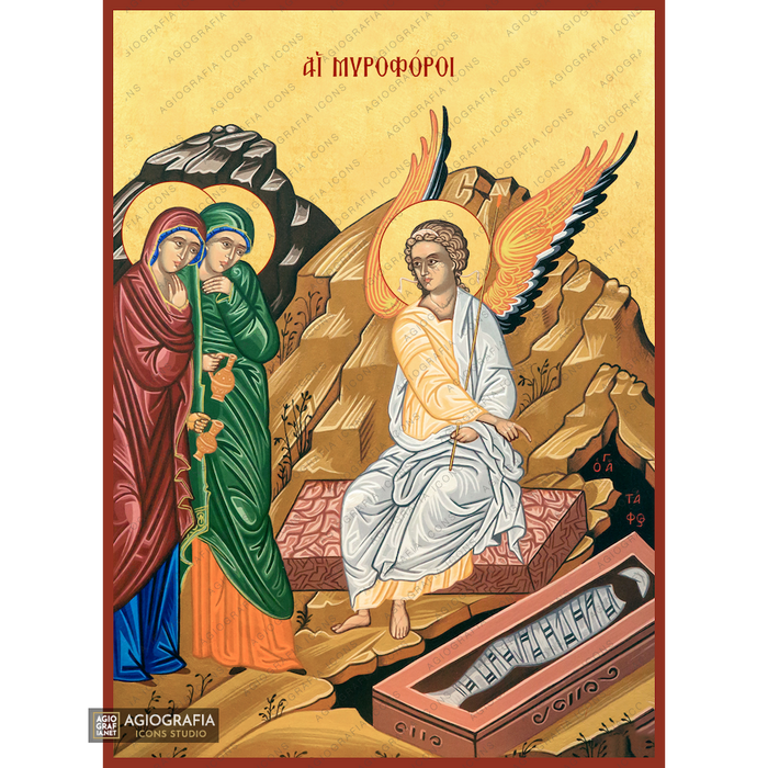 22k Le Mirofore - esclusivo, Monte Athos icona a foglia d'oro
