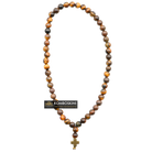 Prayer Rope of Tiger's Eye Semi-Precious Stones with 33 knots