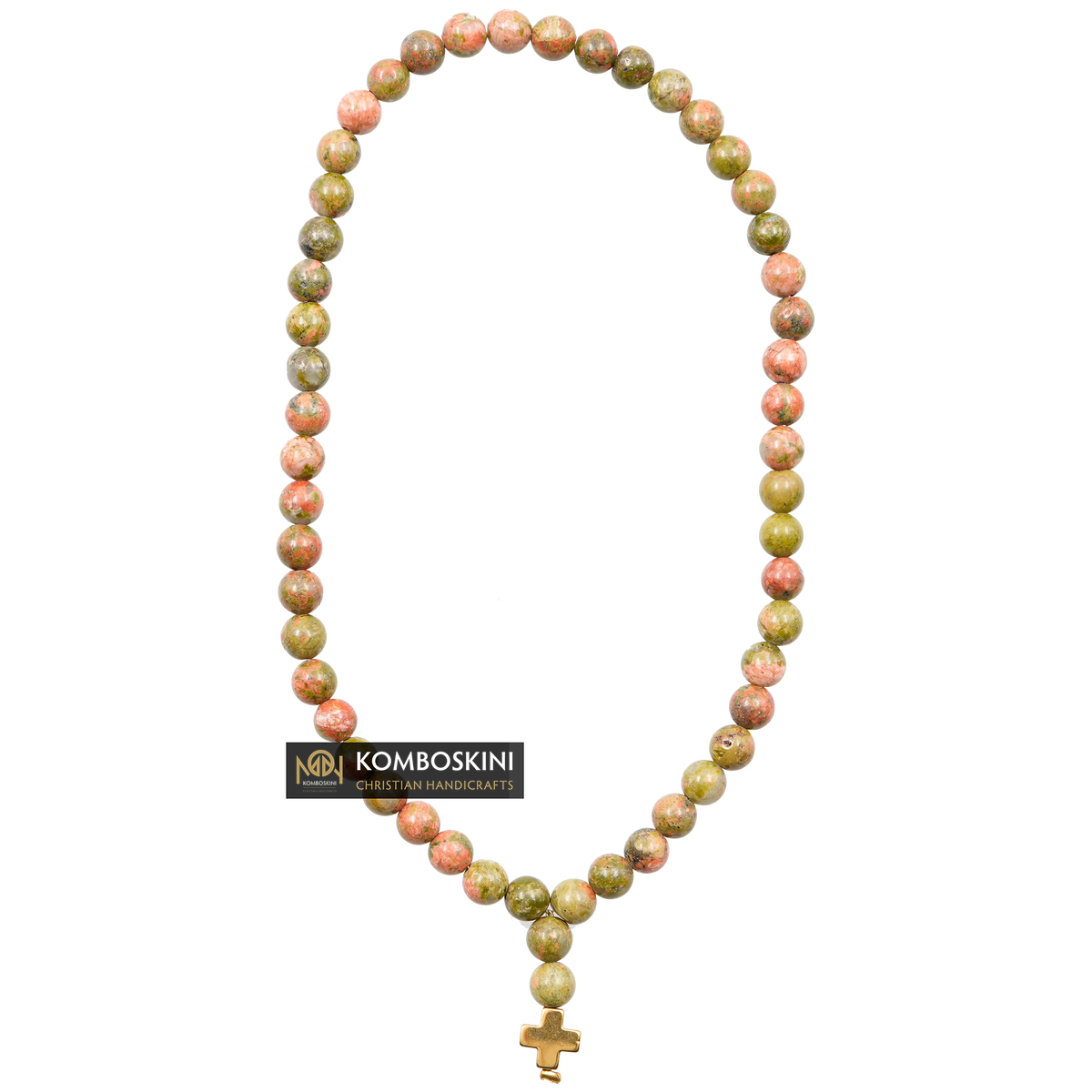 Prayer Rope of Unakite Semi-Precious Stones with 5mm Beads – Agiografia ...