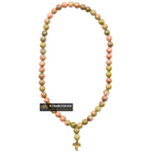 Prayer Rope of Unakite Semi-Precious Stones with 33 knots