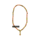 Prayer Rope of Unakite Semi-Precious Stones with 33 knots