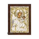 Virgin Mary the Directress Christian Orthodox Silver Plated Icon