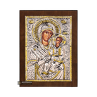 Virgin Mary the Directress Christian Orthodox Silver Plated Icon
