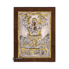 Virgin Mary Fountain of Life Christian Orthodox Silver Plated Icon
