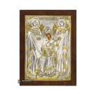 Virgin Mary Fountain of Life Christian Orthodox Silver Plated Icon