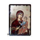 Virgin Mary the Healer Eastern Christian Icon on Wood with Gold Leaf
