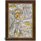 Virgin Mary the Healer Christian Orthodox Silver Plated Icon