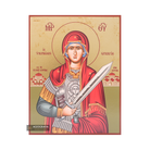 Virgin Mary Champion Leader (Patron General) Gold Print Aged Gold Foil