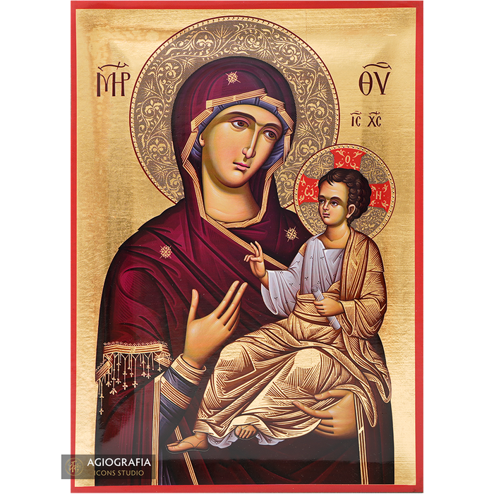 Virgin Mary holding Jesus Christ