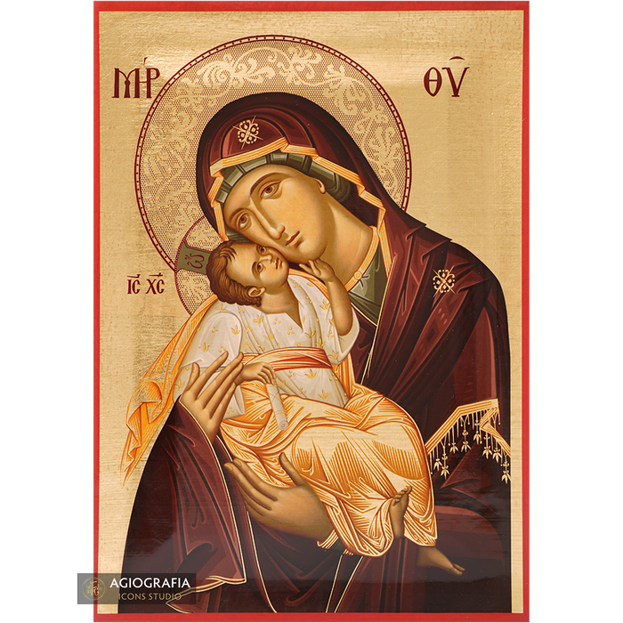 Virgin Mary holding Jesus Christ