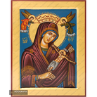 24k Virgin Mary of Charos Handwritten Orthodox Icon