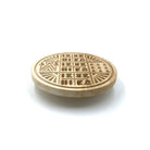 Holy Bread Prosphora Seal - 16cm - Natural wood - Christian Orthodox Stamp - Traditional Orthodox Prosphora - Jesus Christ, Theotokos Angels