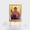 Saint Spiridon Greek Orthodox Wood Icon with Gold Leaf
